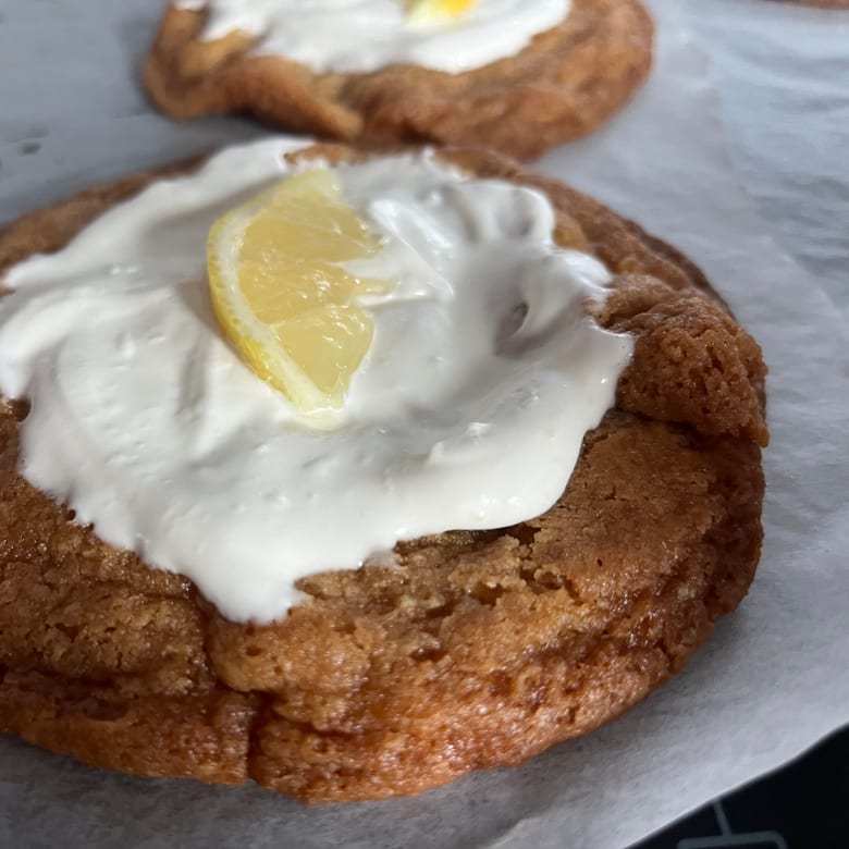 Lemon meringue cookies